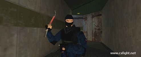 Ранний скриншот с изображением контр-террориста
